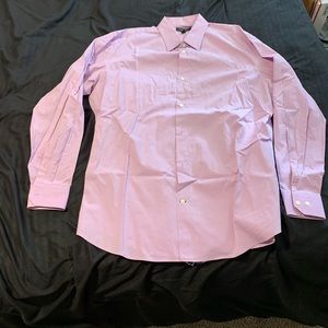 XL, stretch slim fit, light purple dress shirt